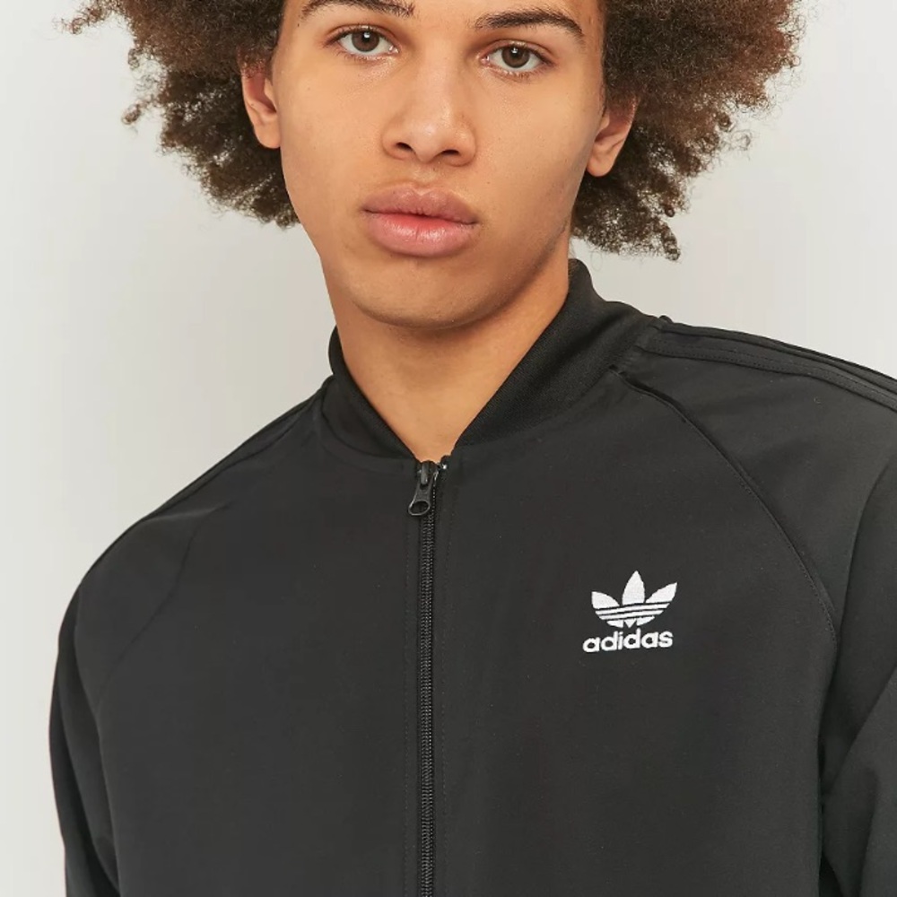adidas Originals Black Trefoil Bomber Jacket - Picture 7 of 10